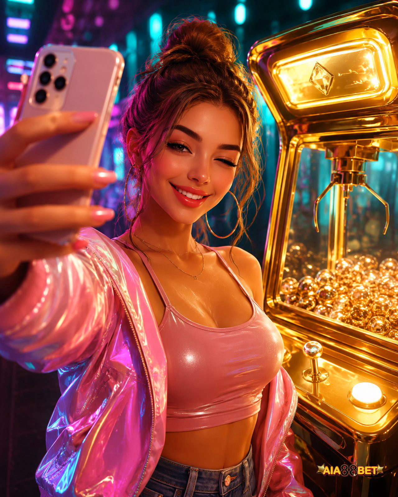 aia88bet casino online live dealer cantik asia AIA88BET - meja kasino kartu dan chips berkilau